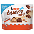 Kinder Bueno Mini Milk Chocolate & Hazelnut Cream Candy Bites Family Pack