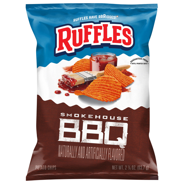 Ruffles Smokehouse BBQ Potato Chips