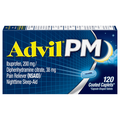 Advil PM Ibuprofen Pain Relief 200mg Coated Caplets