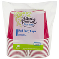 Nature's Promise Red Compostable Paper Party Cups 12 oz