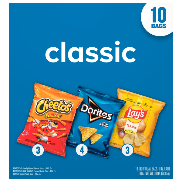 Frito Lay Classic Snack Mix Variety Pack - 10 ct