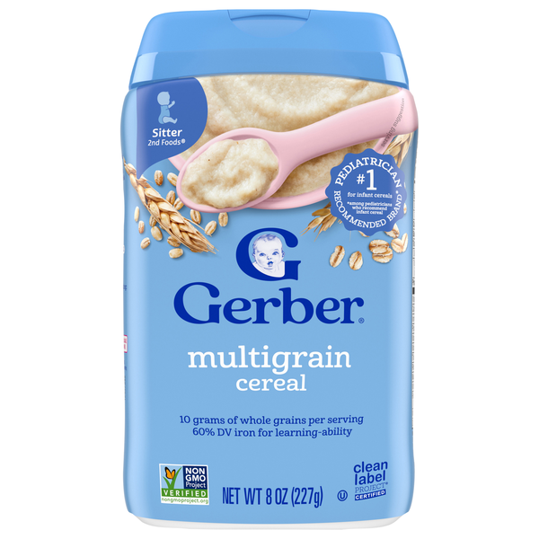 Gerber Grain & Grow 2nd Food Multigrain Baby Cereal