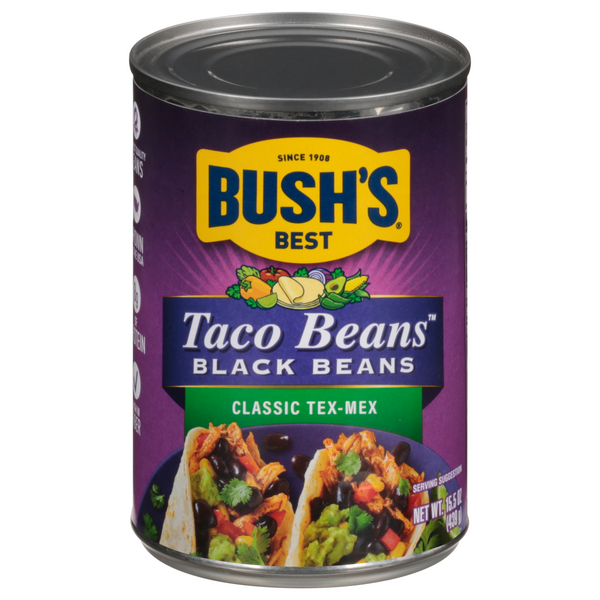 Save on Bush's Best Taco Black Beans Classic TexMex Order Online