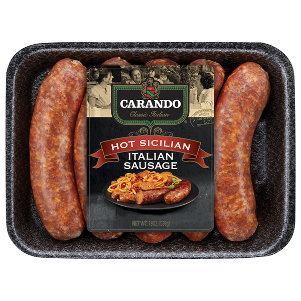 Carando Hot Sicilian Recipe Italian Sausage - 5 ct