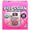 LesserEvil Organic Himalayan Pink Salt Popcorn - 10 ct