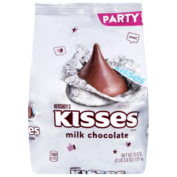 Hershey's KISSES Milk Chocolate Candy Party Pack