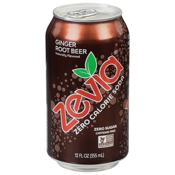 Save on Zevia Zero Calorie Ginger Root Beer Soda 6 pk Order Online