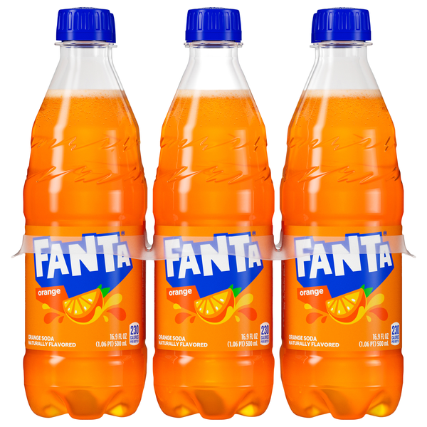 Fanta Orange Soda - 6 pk