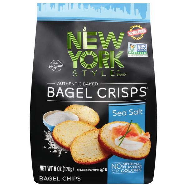 Save on New York Style Bagel Crisps Sea Salt Order Online Delivery