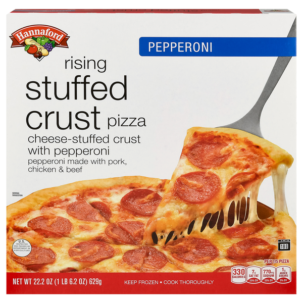Hannaford Rising Stuffed Crust Pepperoni Pizza Frozen
