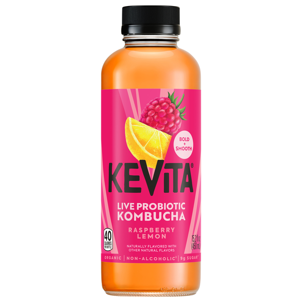KeVita Organic Raspberry Lemon Kombucha