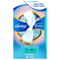 Always Infinity Size 3 Unscented Extra Heavy Flow Pads with Wings