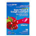 CareOne Extra Strength Cherry Sore Throat Lozenges