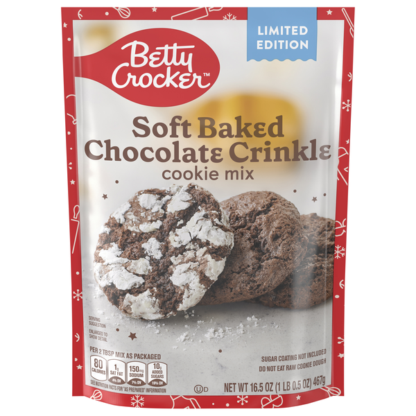 Betty Crocker Soft Baked Chocolate Crinkle Cookie Mix