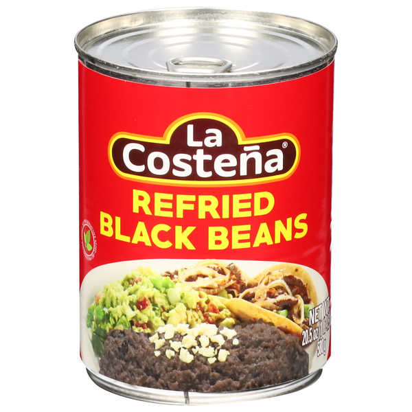 La Costena Refried Black Beans