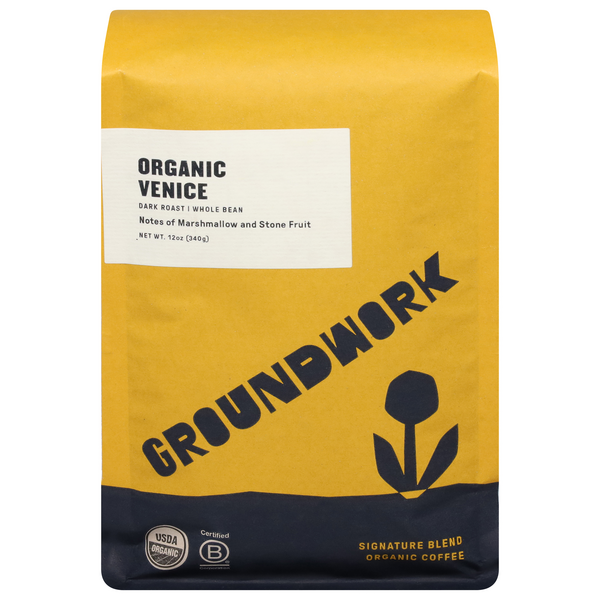 Save on Groundwork Organic Venice Dark Roast Coffee (Whole Bean) Order