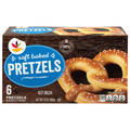 Our Brand Soft Baked Pretzels with Salt Packet - 6 ct Frozen
