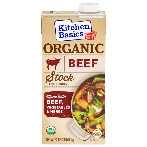 Kitchen Basics Organic Beef Stock For Cooking