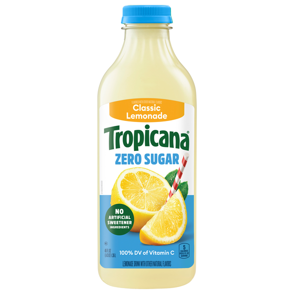 Tropicana Zero Sugar Classic Lemonade Juice Drink