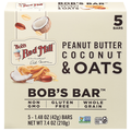 Bob's Red Mill Peanut Butter Coconut & Oats Bob's Bars - 5 ct