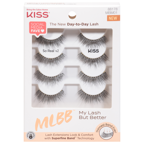Kiss MLBB My Lash But Better Lashes So Real v2 88178
