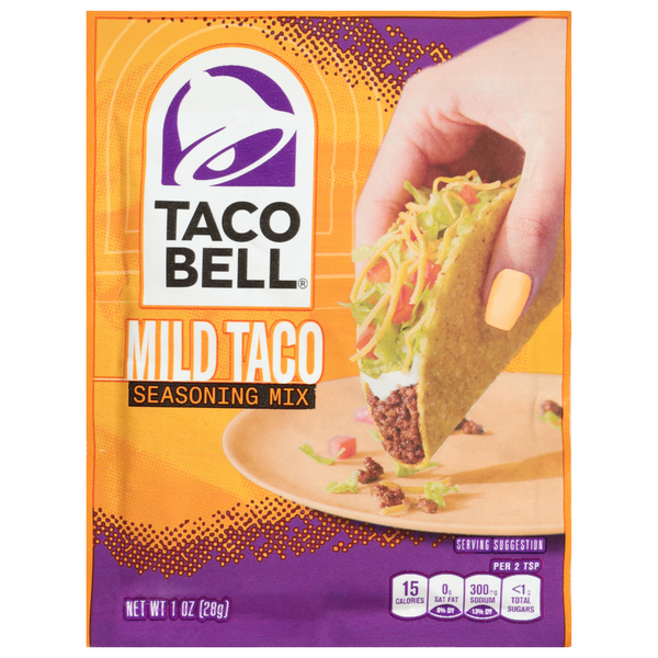 Taco Bell Mild Taco Seasoning Mix Packet
