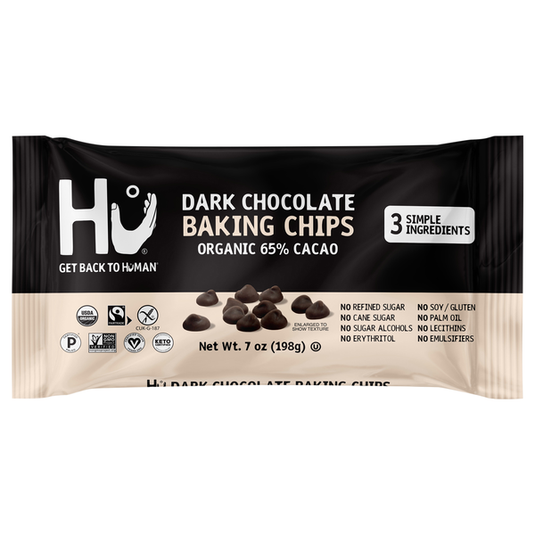 Hu Organic 65% Cacao Dark Chocolate Baking Chips