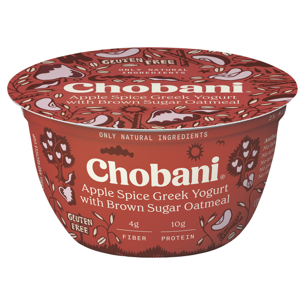 Save on Chobani Apple Spice Greek Yogurt with Brown Sugar Oatmeal