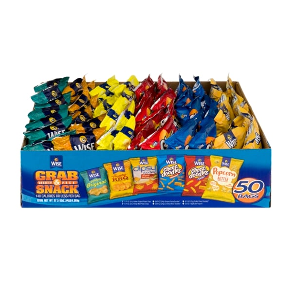 Wise Potato Chips Variety Pack - 50 pk
