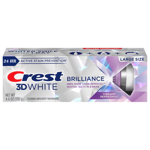 Crest 3D White Brilliance Toothpaste Vibrant Peppermint