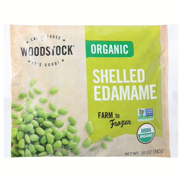 Woodstock Organic Shelled Edamame Frozen