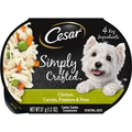 CESAR Simply Crafted Chicken Carrots Potatoes Adult Dog Food Complement