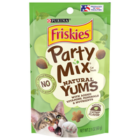 Friskies Natural Yums Party Mix Catnip Flavor Cat Treats