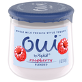 Oui by Yoplait Whole Milk Raspberry Blended French Style Yogurt