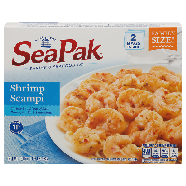 SeaPak Shrimp Scampi Family Size - 2 ct Frozen