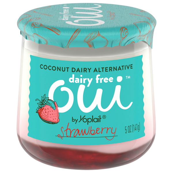 Oui by Yoplait Dairy Free Strawberry Coconut Based Yogurt Alternative