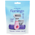 Flamingo Mini Body & Pubic Razor Kit with Travel Case