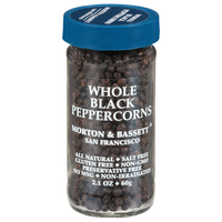 Morton & Bassett All Natural Whole Black Peppercorns