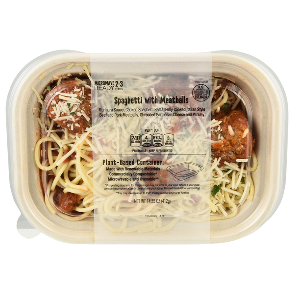 Hannaford Spaghetti with Meatballs Fresh