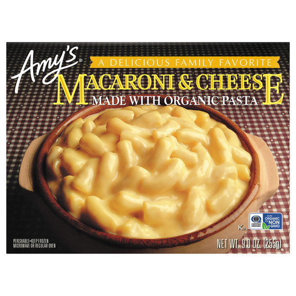 Amy's Organic Macaroni & Cheese Frozen Meal