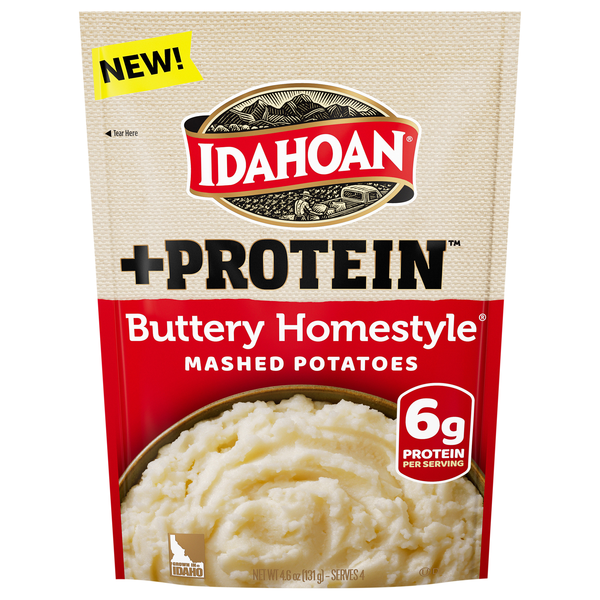 Idahoan +Protein Buttery Homestyle Mashed Potatoes