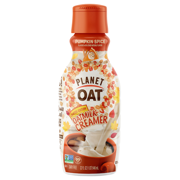 Planet Oat Pumpkin Spice Flavored Oatmilk Coffee Creamer