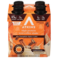 Aktins Pumpkin Spice Latte 15g High Protein Iced Coffee Shake - 4 pk