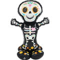AirLoonz Halloween Day of Dead Skeleton Decorative Air-Filled Balloon