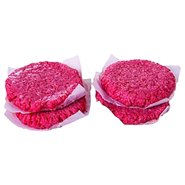 Hannaford Handcrafted Pub Style Ground Beef Patties - 4 ct Fresh