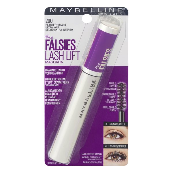 Maybelline The Falsies Lash Lift Mascara Blackest Black 200