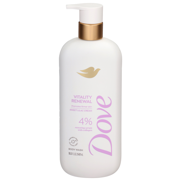 Dove Vitality Renewal Body Wash Pump