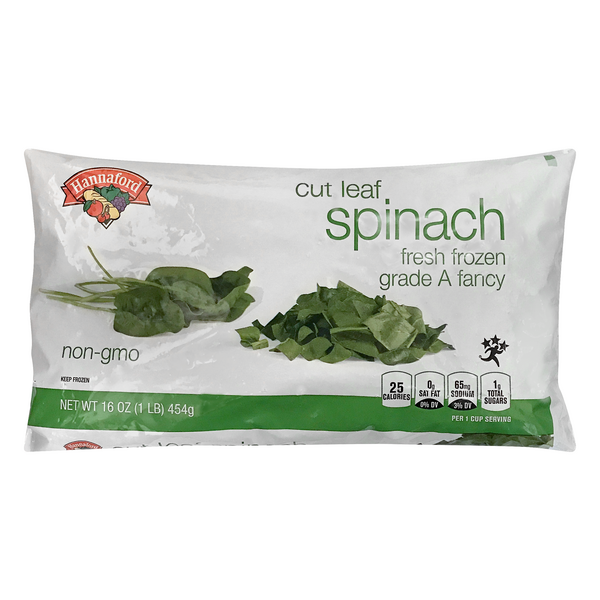 Hannaford Cut Leaf Spinach Frozen