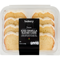 Stop & Shop The Bakery Premium Iced Vanilla Loaf Cake Sliced