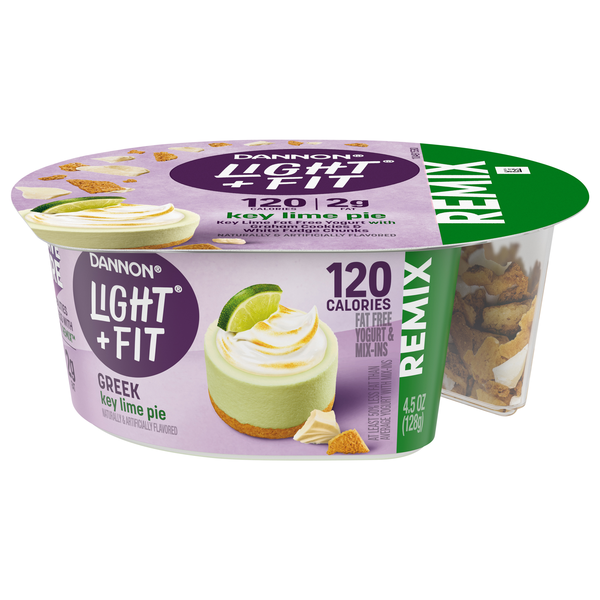 Dannon Light + Fit REMIX Non Fat Key Lime Pie Greek Yogurt Cup